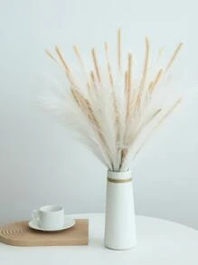 1pc Artificial Reed Plant, 70cm Long Plastic Plant, Faux Reed For Home Decor - Multicolor - View 2