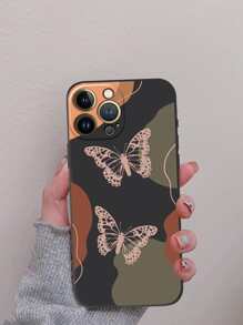 Butterfly Print Phone Case - Multicolor - View 2