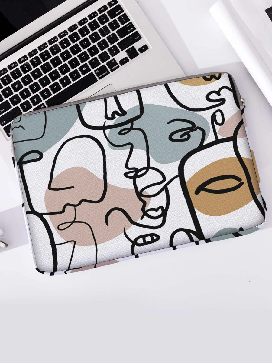 1入組14英寸綫條藝術電腦包 - 彩色 - 查看 1