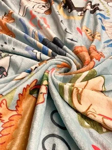 Chăn ga gối hình con chó hoạt hình - Nhiều màu - Xem 3