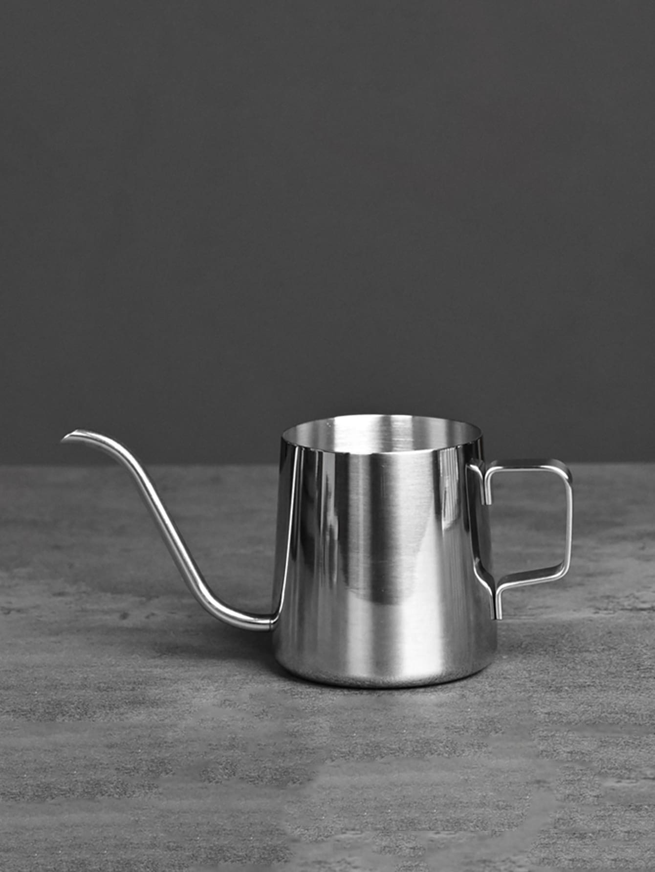 1 pieza Olla de acero inoxidable café - Plateado - Ver 1