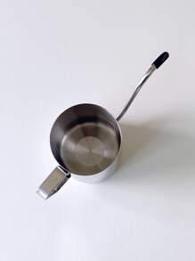 1 pieza Olla de acero inoxidable café - Plateado - Ver 6