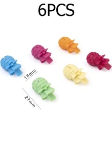 6pcs Pineapple Shaped Random Glass Marker - Multicolor - View 2