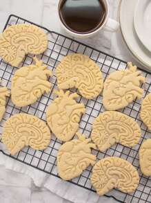2 piezas sello de galleta con diseño de órgano - Blanco - Ver 5