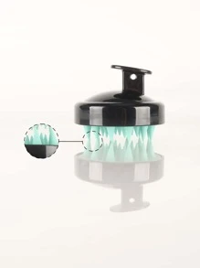 Colorblock Shampoo Massage Hair Brush - Multicolor - View 3