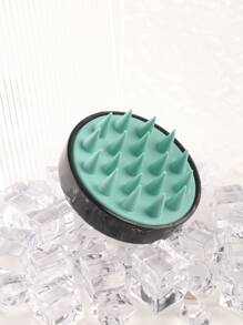 Colorblock Shampoo Massage Hair Brush - Multicolor - View 4