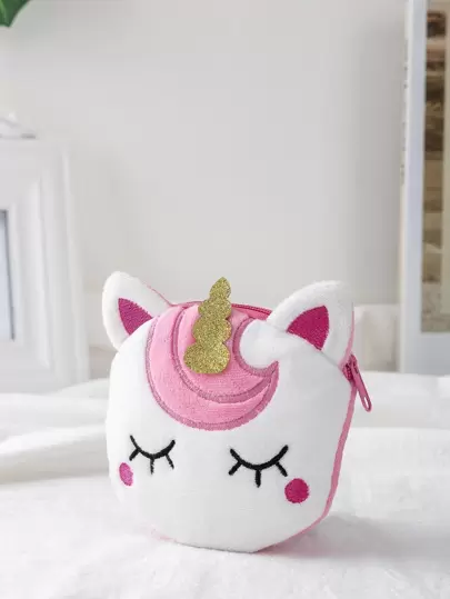 Girls Unicorn Design Coin Purse