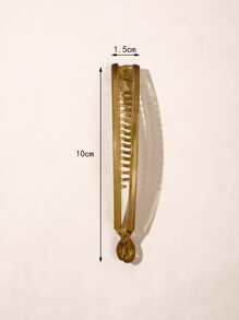 4个透明香蕉发夹，休闲皇冠发夹，爪夹，发卡，学习用品，发饰