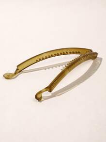 4个透明香蕉发夹，休闲皇冠发夹，爪夹，发卡，学习用品，发饰