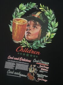 Manfinity Roughcore Tops Nam Con số Slogan Đường phố - màu đen - Xem 4