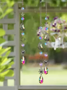 1pc Prism Crystal Sun Catcher - Multicolor - View 1