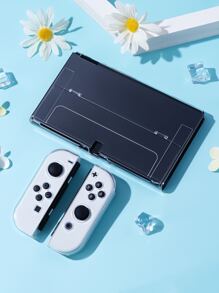 1 个保护壳,兼容 Switch/Switch Oled/New Switch2(2025),无需拆卸保护壳即可安装在底座中 - 無色 - 查看 3