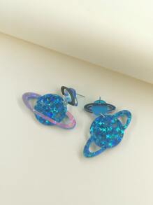 星球裝飾耳墜 - 彩色 - 查看 3