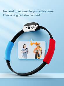 1 个保护壳,兼容 Switch/Switch Oled/New Switch2(2025),无需拆卸保护壳即可安装在底座中 - 無色 - 查看 5