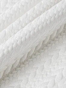 1入組素色靠墊套不附帶墊芯 - 白色 - 查看 2