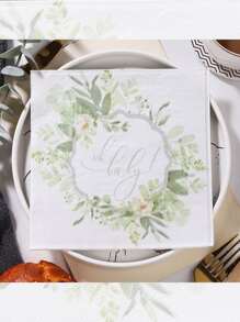 20 chiếc mô hình lá Khăn ăn dùng một lần - Nhiều màu - Xem 4