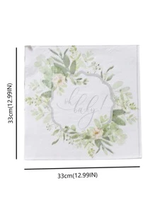 20 chiếc mô hình lá Khăn ăn dùng một lần - Nhiều màu - Xem 5