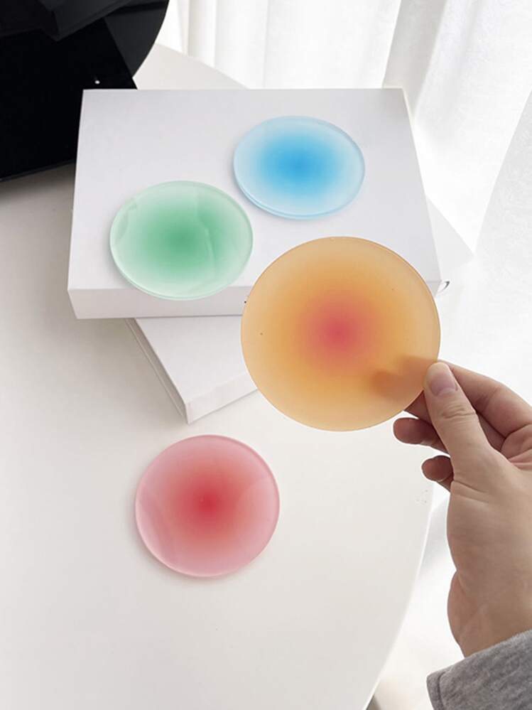 1 pieza Portavasos de color gradiente al azar - Multicolor - Ver 1