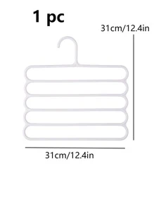 1 pieza Percha de pantalones portátil - Blanco - Ver 3
