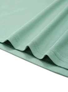 Manfinity Homme 男士補丁貼口袋POLO衫 - 薄荷綠 - 查看 6