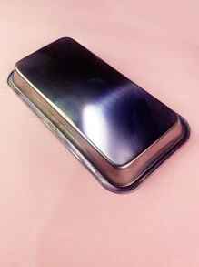 1pc Stainless Steel Tattoo Tray - Silver - View 4