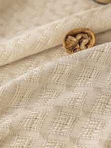 素色單片窗簾 - 米色 - 查看 5