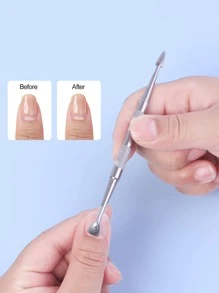 1入組雙頭死皮指甲推棒 - 銀色 - 查看 5