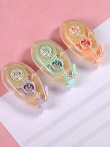 1pc Slogan Graphic Random Double Side Tape - Multicolor - View 3