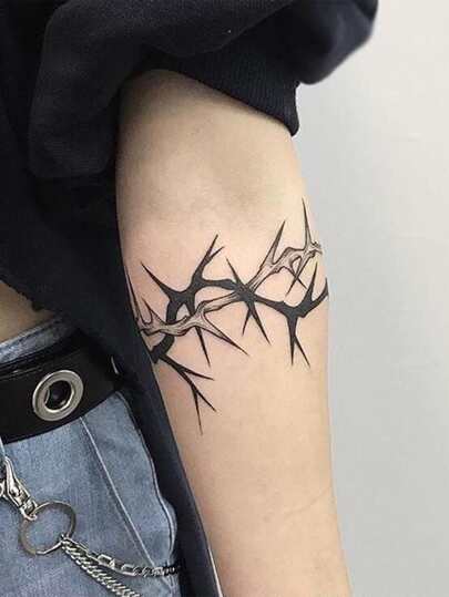 ROMWE Goth 1sheet Graphic Tattoo Sticker