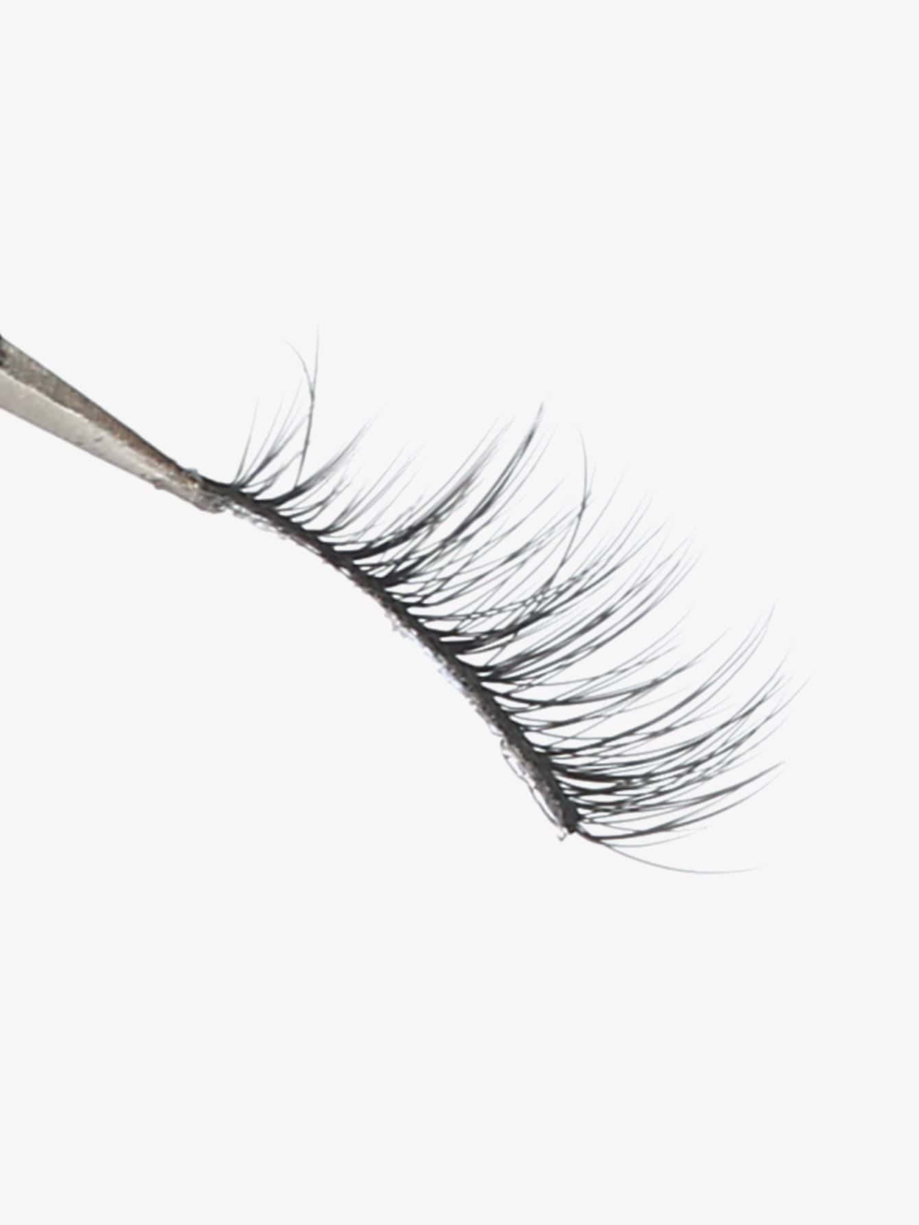 7pairs Cat Eye False Eyelashes - Black - View 3