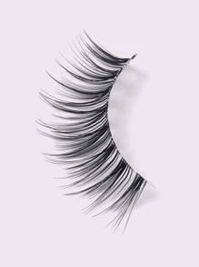 MAGEFY 7 Pairs Of Natural Full False Eyelashes With Clear Stem,Fluffy Slim For Everyday Use Manga Eyelashes, Travel Essentials Strip Lashes,Lashes,Eyelashes,Fake Lashes - Black - View 4