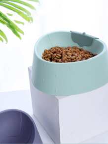 1pc Strawberry Design Pet Bowl - Mint Blue - View 1