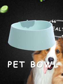 1pc Strawberry Design Pet Bowl - Mint Blue - View 5