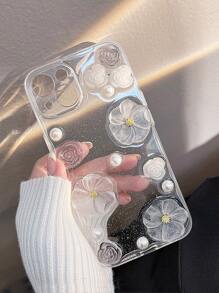 极简主义 Apple iPhone 手机壳，全身保护透明软壳，兼容 Iphone 16 Pro Max/16/16 Pro/16 Plus/15/15 Pro Max/15 Pro/15 Plus/11/12/13/14 Pro Max/XS/XR/11 Pro/11 Pro Max/12 Pro/12 Pro Max/13 Pro/13 Pro Max/7 Plus/14 Pro/14 Pro Max/14 Plus/8 Plus，简约创意设计 - 無色 - 查看 3