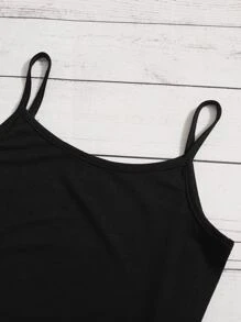 SHEIN 女孩紮染高低下擺連帽衫和吊帶洋裝