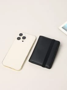 Men Minimalist Coin Pocket Small Slim Bi-Fold Women Wallet Dad Gifts Portable Cash White-Collar Workers For Female College Work Business Commute Office For Anniversary For Couple For Birthday Gift On Valentine Day Gift Gift For Credit Card/ID Card//Cash/Passport Bifold Multifunction Father's Day Gifts For Boyfriend For Daily Faux Business/Modern Textured Lightweight For Men Wallet Purse Wallet Small Wallet Men Wallet Leather - Black - View 4