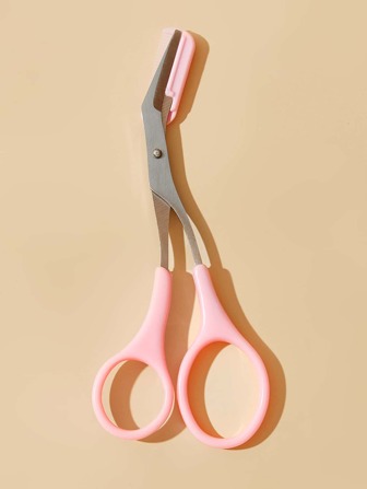 NEFOUME 带梳子的眉剪，粉色眉毛修剪器，适合初学者，价格实惠，可作为圣诞礼物、化妆品、化妆工具、便宜货、礼品、女士礼品、圣诞礼物等。