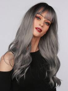 Natural Long Curly Wig Without Hair Hoop