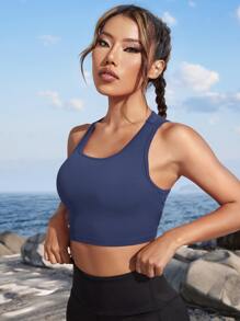 Yoga Basic Top tank deportivo con abertura trasera