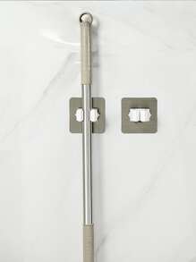 1入組隨機色ABS拖把架現代壁掛式拖把和掃帚架