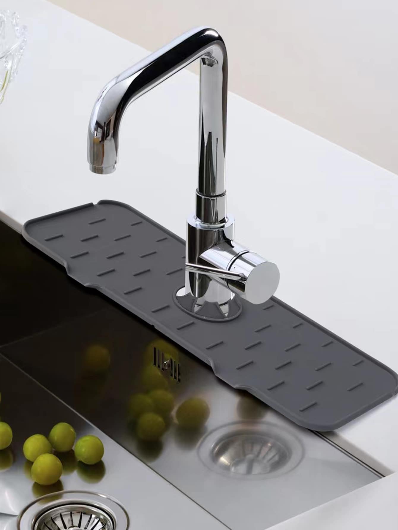 1 cái ngẫu nhiên vòi bếp bồn rửa Splash Guard, silicone vòi hứng nước Mat, bồn rửa chén thoát nước Pad phía sau vòi, thảm sấy cho nhà bếp & phòng tắm quầy bảo vệ - Nhiều màu - Xem 1