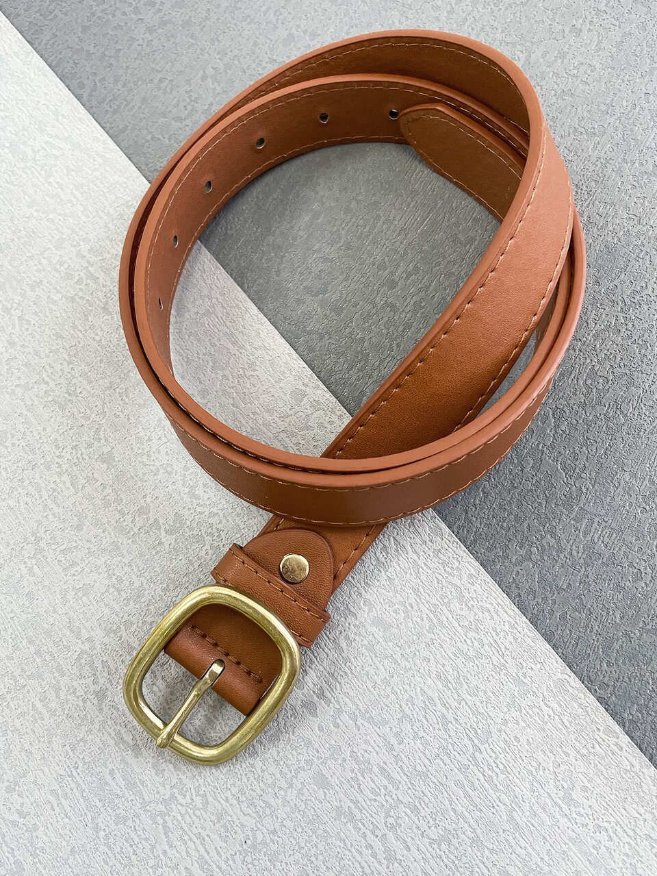 Square Buckle Belt