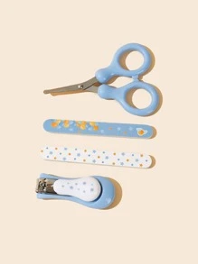 4pcs Baby Nail Clipper Set - Blue - View 3