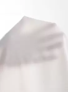 SHEIN SXY Asymmetrical Neck Crop Top - White - View 6