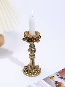 1pc Vintage Design Candle Holder,Room Decor,Gifts Birthday Graduation - Multicolor - View 2
