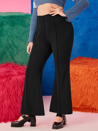 SHEIN Privé Enkel Elegant Plus Size Byxor