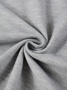 Manfinity Homme Men Striped Trim Polo Shirt - Light Grey - View 6