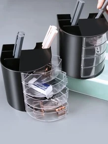 licao 1pc Multifunction Pen Holder - Black - View 3