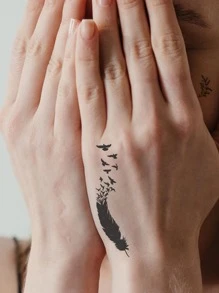 紋身貼紙套件，6 張獅子和蛇臨時紋身女式，混合紋身貼紙成人，看起來真實假紋身，適合男士、女士和女孩 - 彩色 - 查看 6