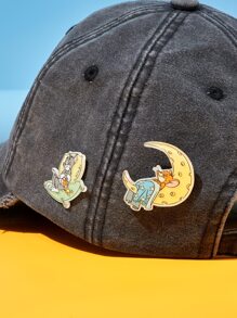 TOM & JERRY X SHEIN 5pcs Cartoon Design Brooch - Multicolor - View 6